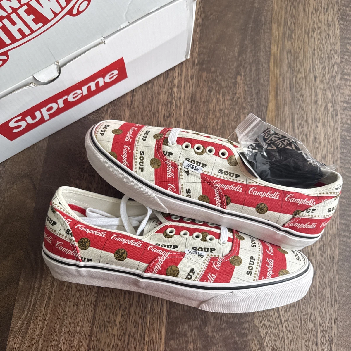 Vans Supreme x Authentic Pro Campbell's Soup for sale | eBay