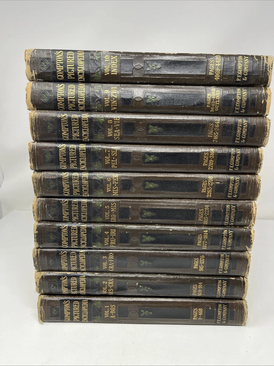 Comptons Encyclopedia In Antiquarian & Collectible Books for sale