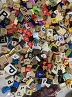 500 Mixed Lot Alphabet Letter & Number Tiles and Blocks, Assorted Colors, — photo 3