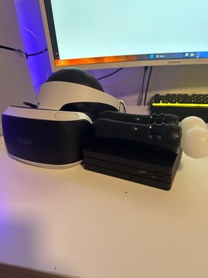 Sony PSVR V1 Komplett-Set OVP | 2x Move Controller | Kamera | VR Worlds | PS4