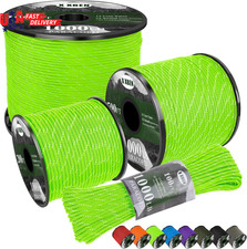 Paracord Reflective 1000Lb, 50/100/200/500/1000Ft 4Mm, 13 Strand Parachute Spool