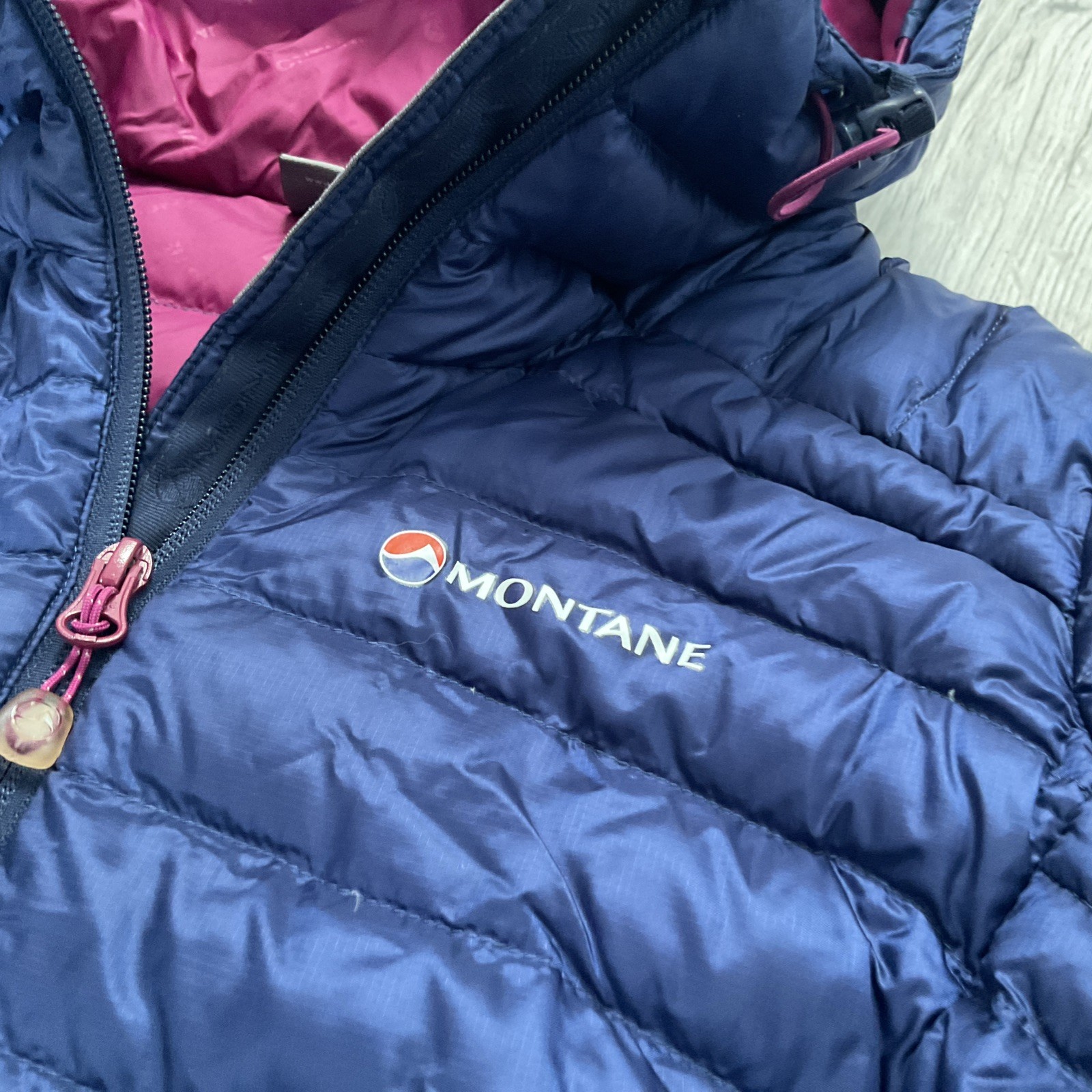 Montane Women’s Blue Hooded Jacket UK 12 - Duck Down, Great Condition image 3