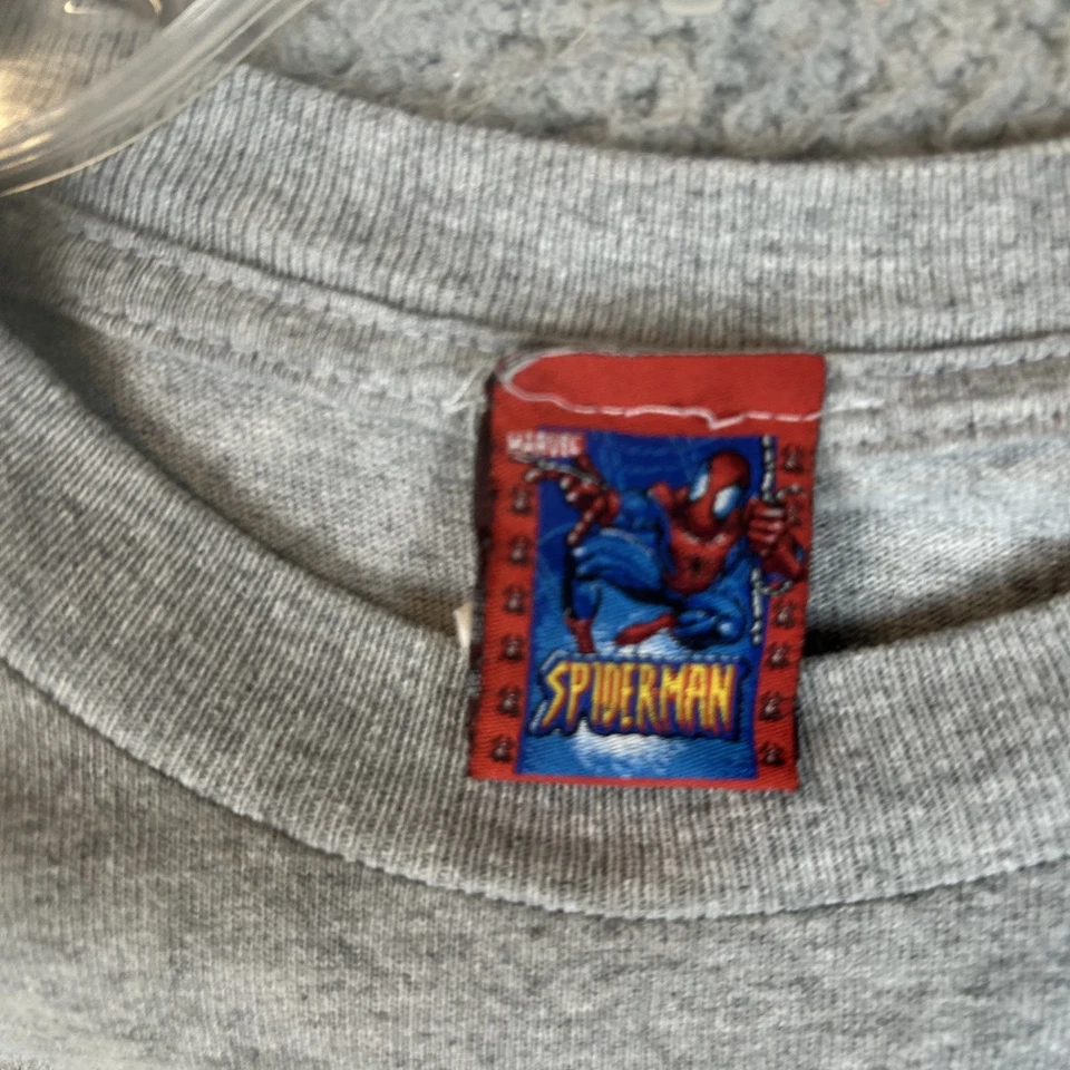 Vintage Spider Movie 2002 Long Sleeve Shirt Youth Size Small MARVEL TAG - Image 4 of 4