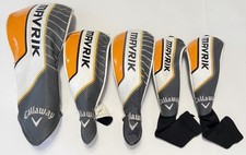  Callaway Mavrik Driver, 2 Fairway  2 Hybrid Covers 5pc  SET  Fair Condition