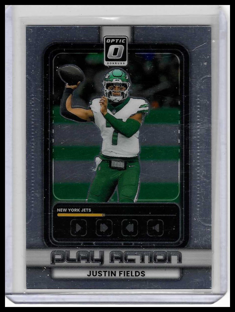 2025 Donruss Optic #17 Justin Fields Play Action