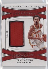 2022 Panini National Treasures Treasured Threads 16/99 Trae Young #TD-TYA 0v5q