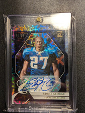 Panini 2021 Donruss Elite Series Eddie George Autograph ES-EGE Titans #/99
