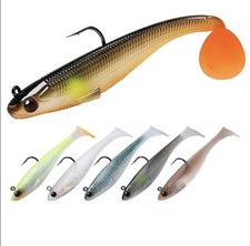 Soft Swim bait, 5 pc, great for Bass, Trout, Sunfish 