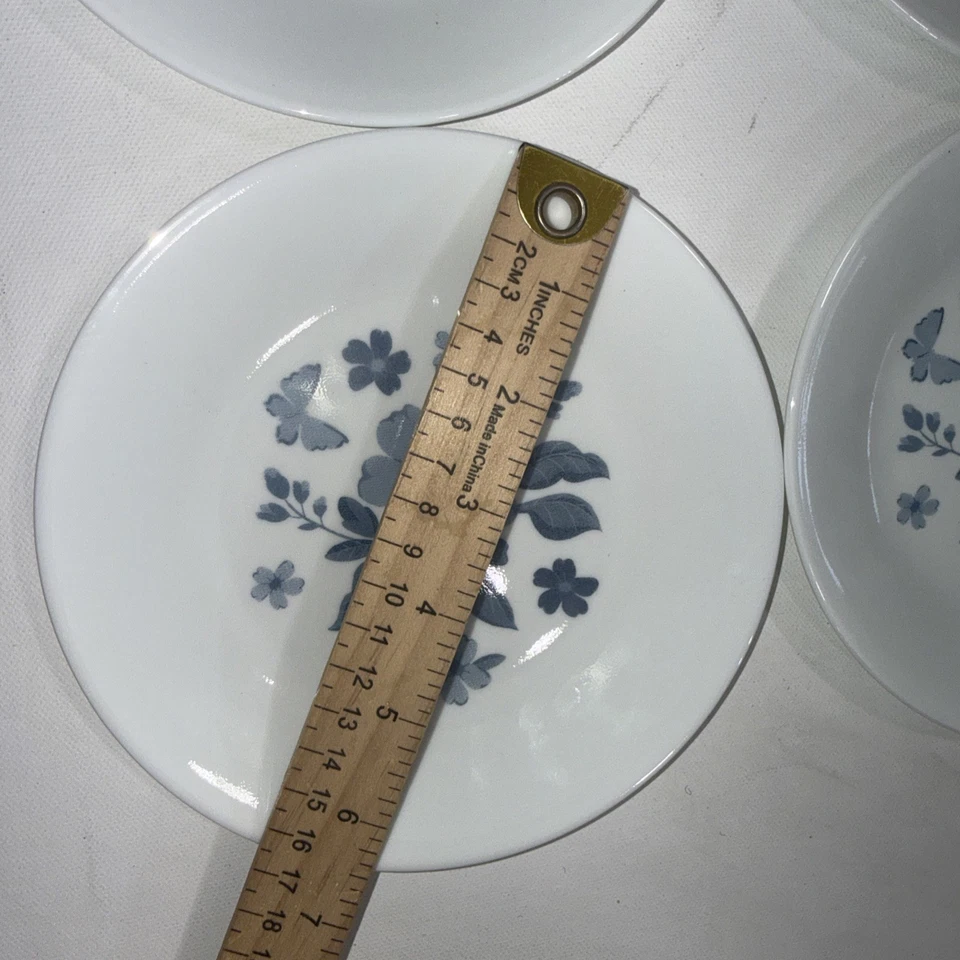 The Pioneer Woman by Corelle 4 peças conjunto de prato aperitivo azul Evie - Imagem 2 de 4