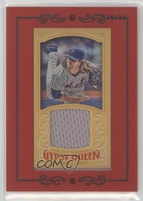 2016 Topps Gypsy Queen Mini Relics Gold 19/50 Jacob deGrom #GMR-JDG 9v7