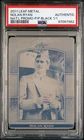 2011 LEAF METAL NAT'L CONV. PROMO PRINT PLATE BLACK #NN NOLAN RYAN #1/1 PSA AUTH