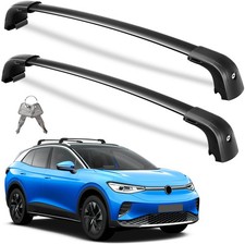 Wonderdriver Roof Rack Cross Bars 21-26 VW ID.4 Lockable 300lb Aluminum
