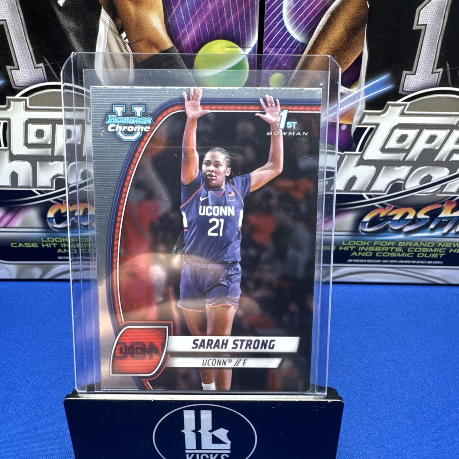 SARAH STRONG 1st Bowman 2024-25 Bowman Chrome University #62 UCONN