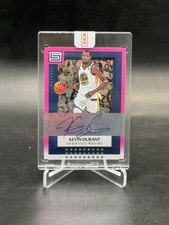 2017 Panini Status Kevin Durant Pink Signatures Auto /25 Golden State Warriors