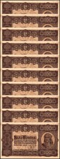 Hungary 100 Korona, 1923, P-73, Used X 10 PCS