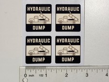 Tonka Hydraulic Dump Truck 1950s 1960s Replacement Stickers