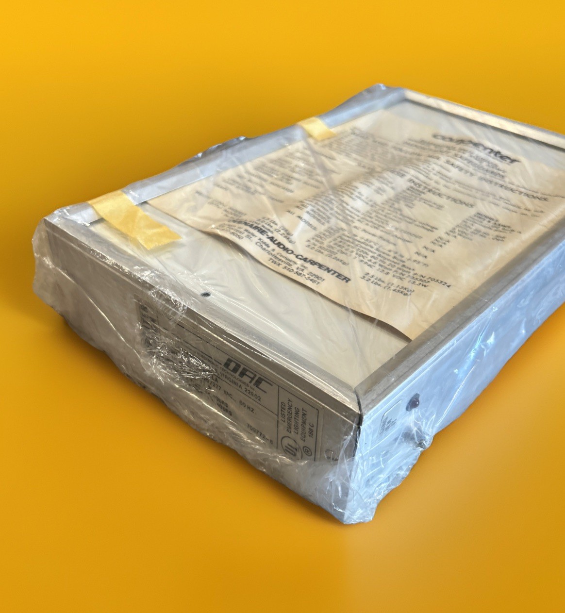 🔥(AN) ***QTY 1*** Carpenter W2-La LED Exit Sign Red Letters Emergency Egress