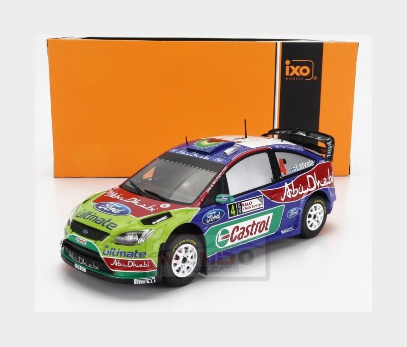 1:24 IXO Ford Focus Rs Wrc09 #4 Winner Rally Sardinia Italy 2009