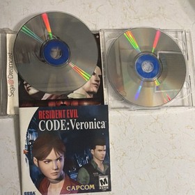 Resident Evil CODE: Veronica Capcom Dreamcast Action Horror M NTSC-U/C 2000 2 D&hellip;