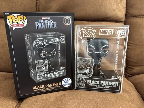 Funko Pop! Diecast: Marvel - Black Panther - Funko (Exclusive) #06