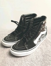 VANS Sk8-Hi Bandana High-Top sneakers Men's Size 5 Women 6.5 Black White