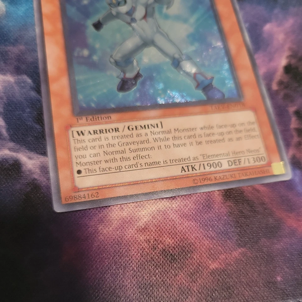 Yugioh! LP Elemental Hero Neos Alius - TAEV-EN018 - Ultimate Rare - 1st Edition  - Image 4 of 4