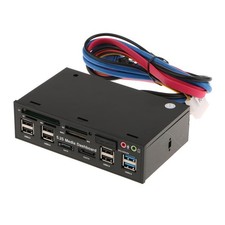 5,25" Multifunktions-Frontpanel Media Dashboard USB3.0/2.0 Hub Kartenleser