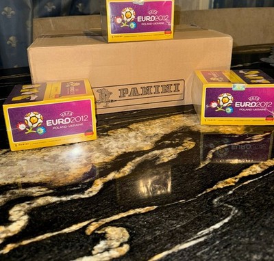 Panini Euro 2012 Case Sealed( 100 Packs Edition 12Boxes Inside!) &12 Empty Album