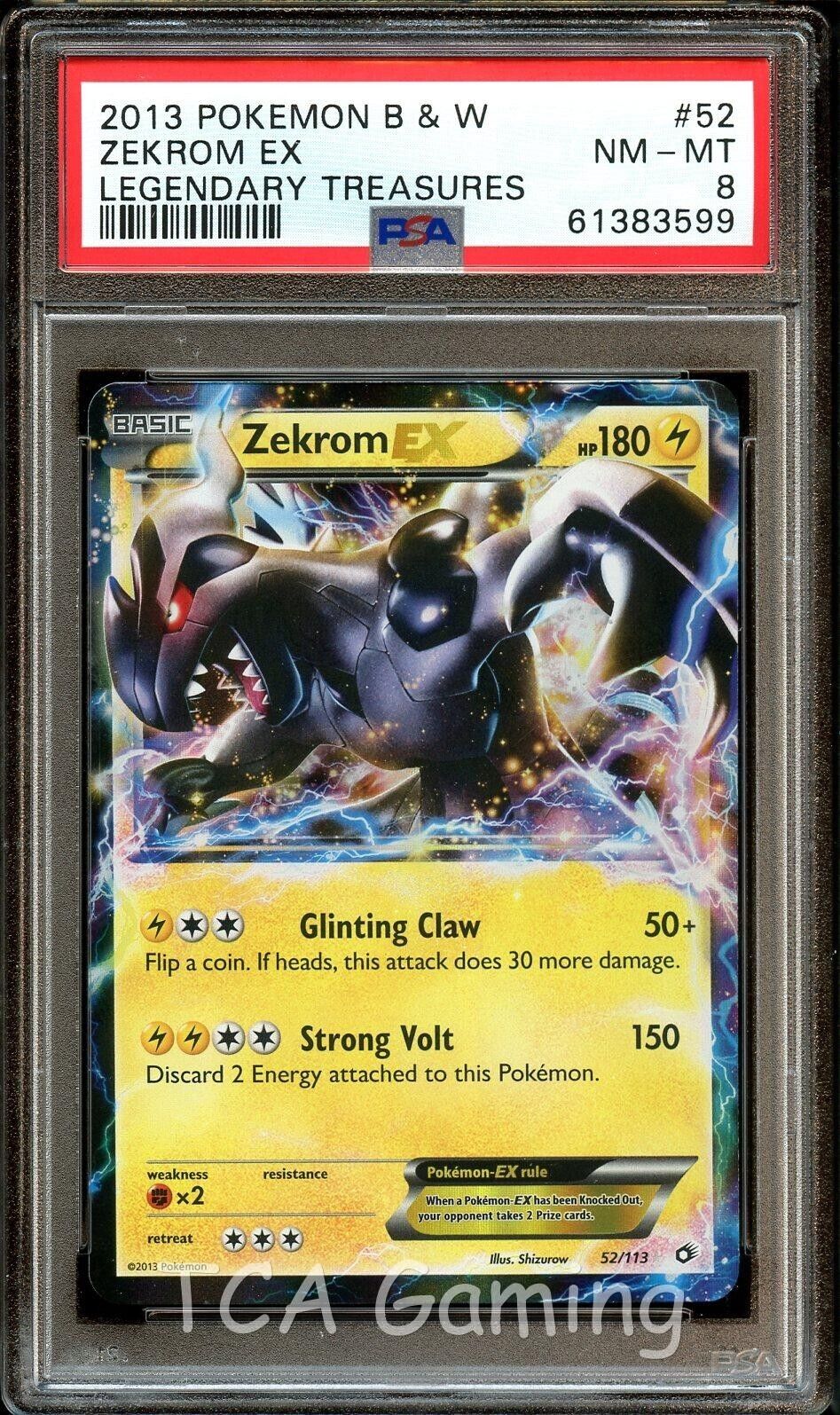 Mavin  Pokémon TCG Zekrom ex Legendary Treasures 52/113 Holo Holo