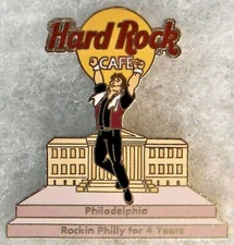 Hard Rock Cafe PHILADELPHIA 2002 4th Anniversary PIN Rocky Balboa - HRC #11241