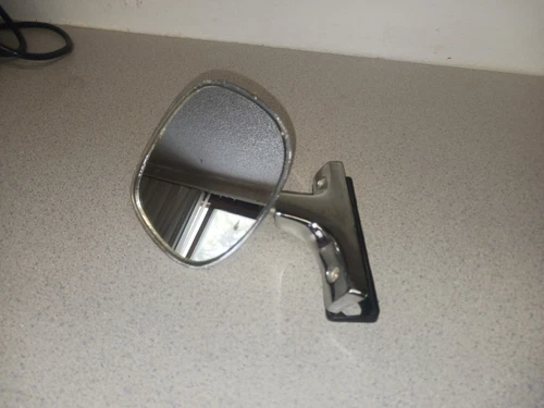 68-72 opel gt maybe Kadett rear view mirror outside oem chrome vintage