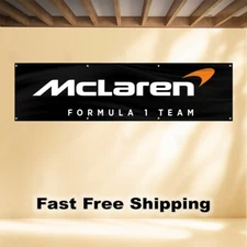 MCLAREN 2'X8' BANNER FLAG FI RACING FORMULA 1 TEAM