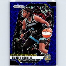 2024 Panini WNBA Prizm Diamond DeShields #8 Blue Velocity Chicago Sky