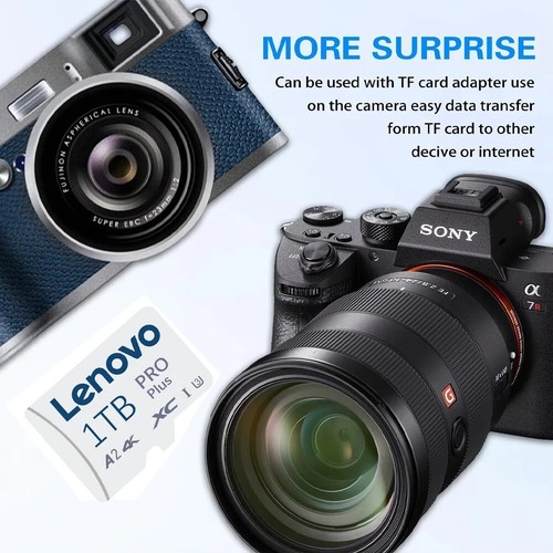 Lenovo 2TB Memory Card 1TB Class TF Card 1TB Mini SD Card easy use - Photo 3 sur 14