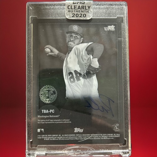 2020 Topps Clearly Authentic Autographs - #TBA-PC Patrick Corbin - Picture 2 of 2