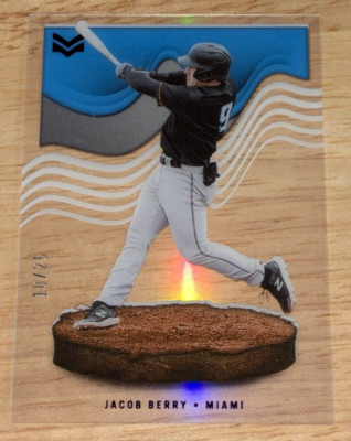 Jacob Berry Miami Marlins 2023 Panini Chronicles Magnitude PURPLE #'ed /25