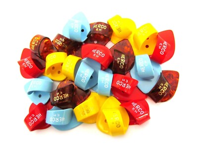 Herco Thumb Picks Flat Extra Heavy HE114 24 Pack