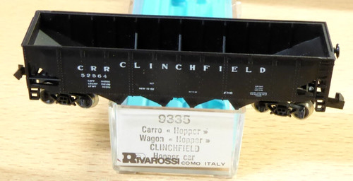 Rivarossi 9335 N US Güterwagen Clinchfield Hopper Car Santa Fe USA neuwertig | Zustand: Neu