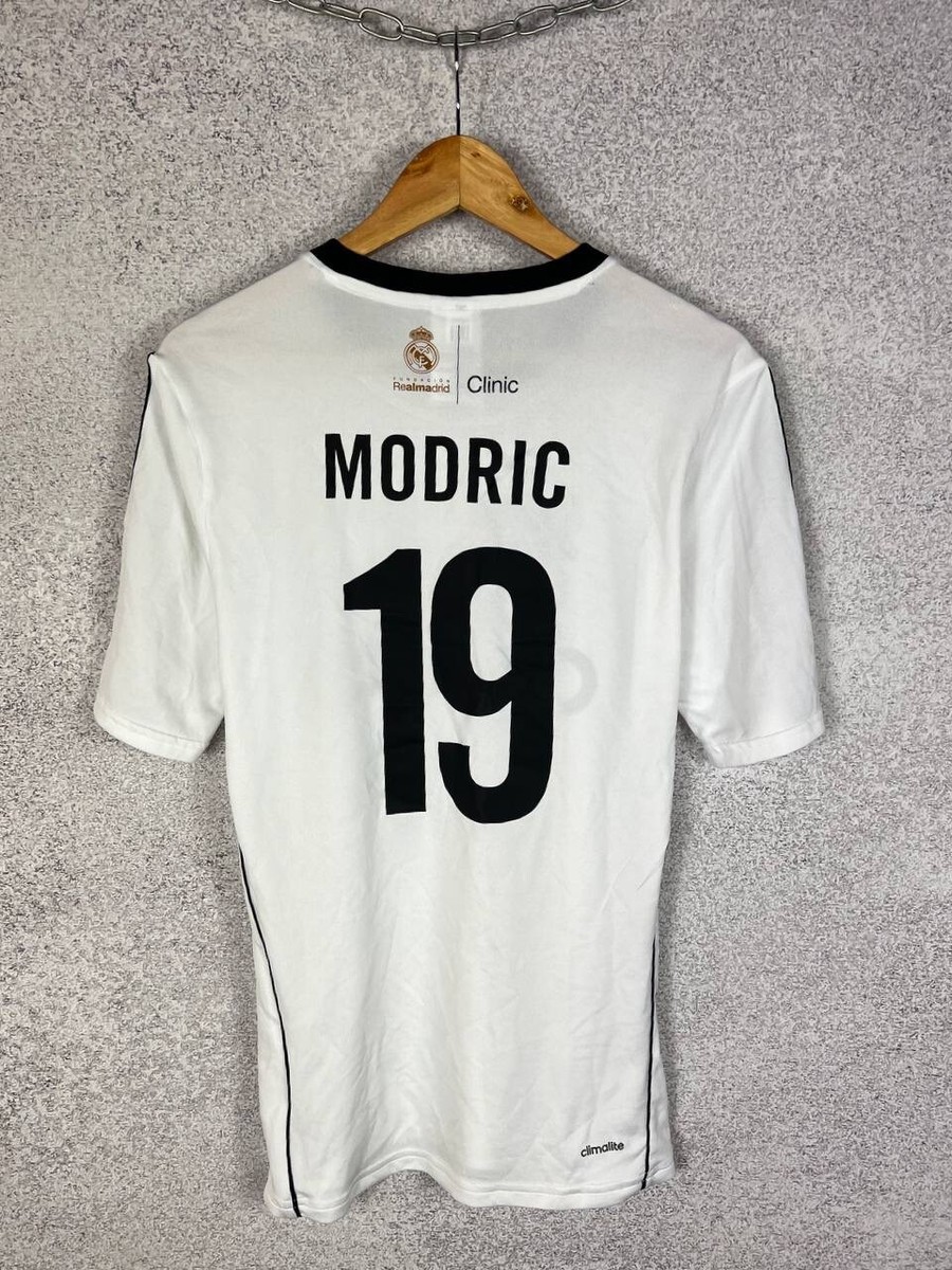 Real Madrid Modric #19 Adidas Soccer Jersey Football Shirt Kit | eBay