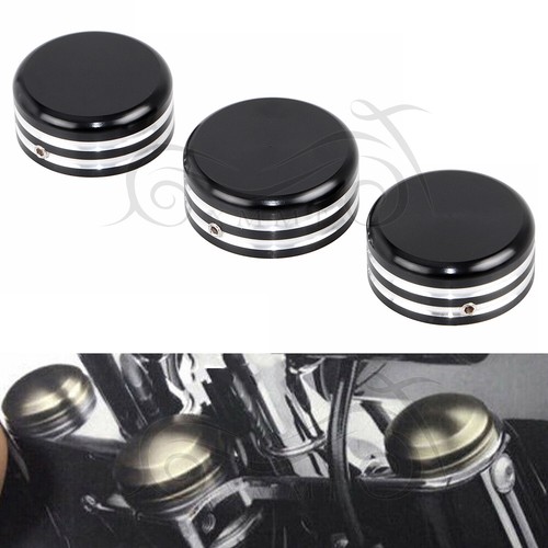 Motorcycle Black Upper Fork Stem Covers 