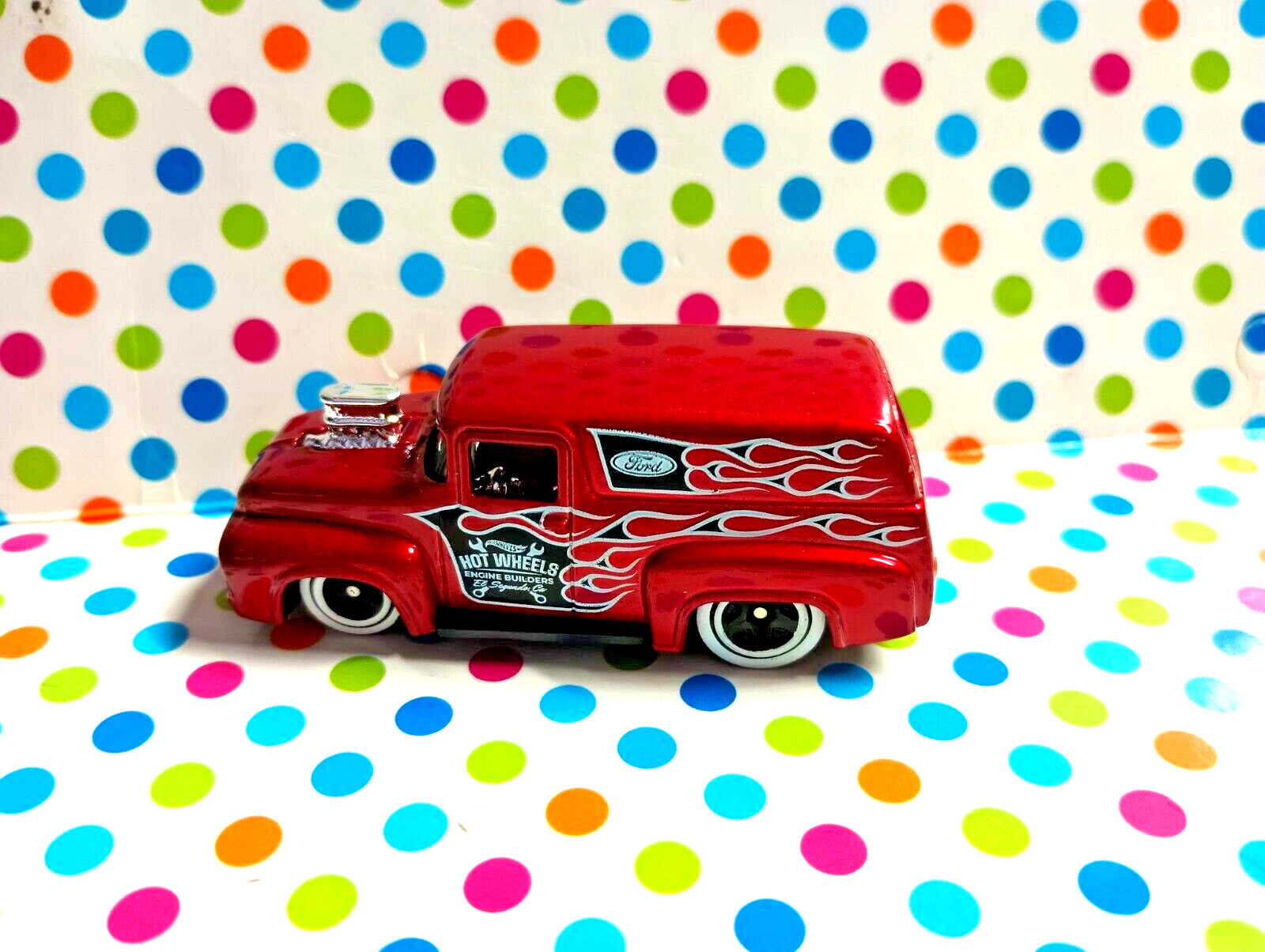 HOT WHEELS FROM 5 PACK 2014 WH FLAMES '56 FORD F-100 LOOSE NEVER PLAYED
