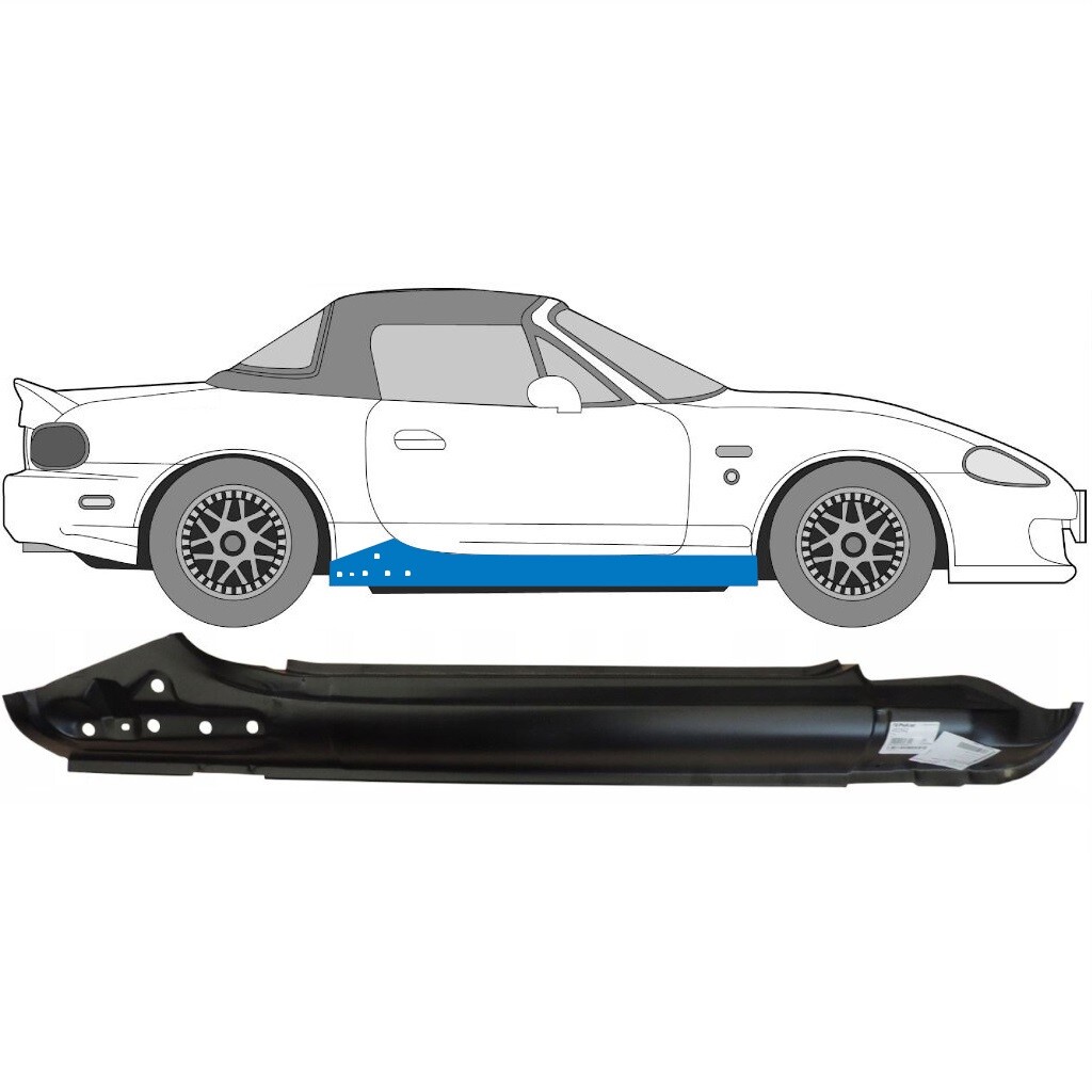 MAZDA MX-5 MX5 NB 1998-2005 FULL SILL REPAIR PANEL ROCKER PANEL / RIGHT RH