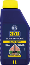 Jeyes Drain Unblocker (1L) - Outdoor Drain Unblocker Liquid Heavy Duty - Dissol