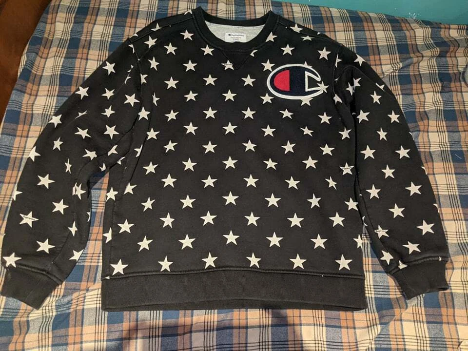 Crewneck Supreme x Champion Stars   Noir   Moyen   F/W 2012