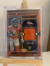 SSP /249 2024 Certified New Generation Jerseys Troy Franklin Mirror Bronze 