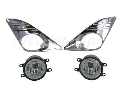 Chrome Fog Light Cover Bezel Left Side For 2012-2014 Toyota Camry L, LE, XLE, Hybrid – Direct Fit 52128-06310