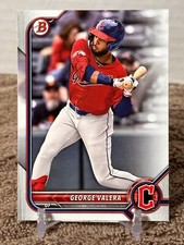 2022 Bowman Draft George Valera Cleveland Guardians Prospect card #BD-53