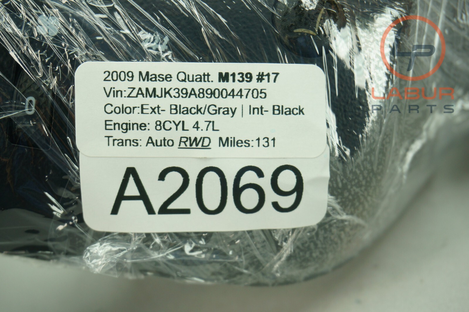 M139 03-13 Maserati Quattroporte Front Left Driver Seat Control Switches A2069