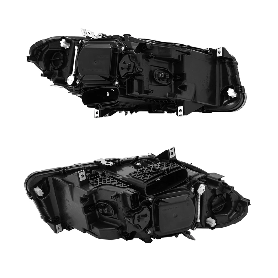 Pair Headlight For 2014 2015 2016 2017 BMW 5 series F10 550i 535i 528i Xenon HID Foto 2 de 4