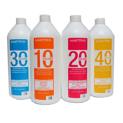 Matrix SoColor Cream Developer Lighteners - Choose  16 oz or 32 oz Developer